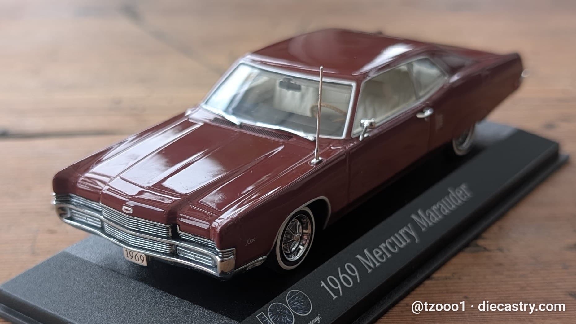 1969 Mercury Marauder 1:43 scale diecast model by Minichamps
