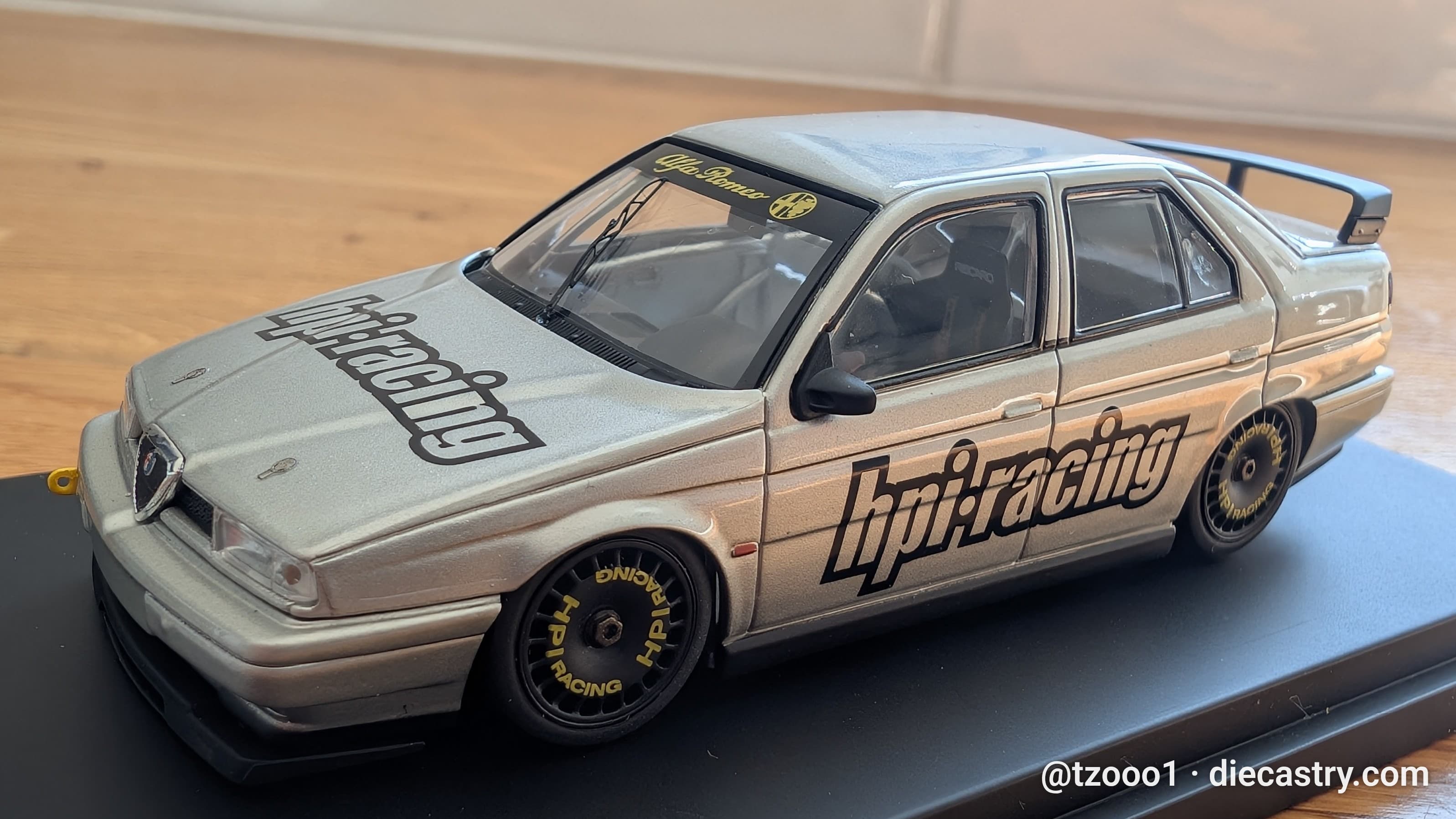 Alfa Romeo 155 TS Silverstone (Version HPI Silver)