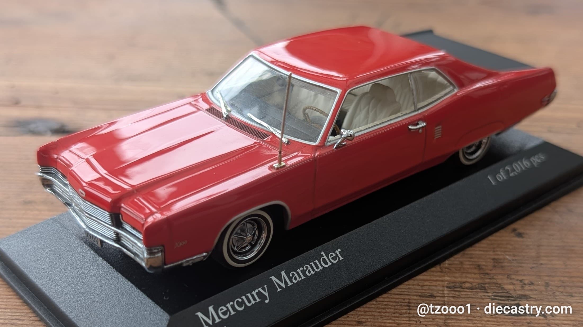 1969 Mercury Marauder 1:43 scale diecast model by Minichamps