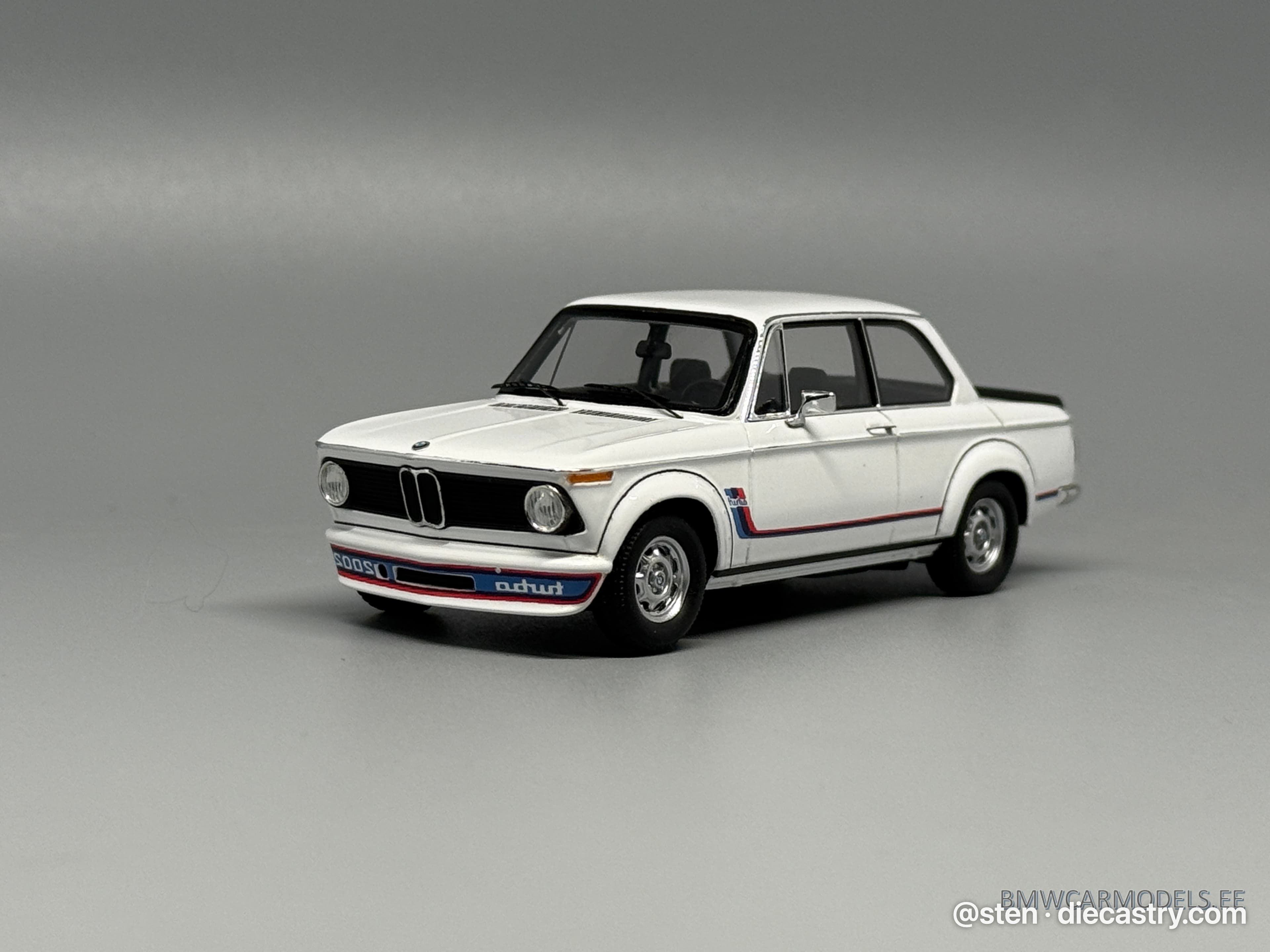 1973 BMW 2002 turbo (E10) 1:43 scale diecast model by SPARK Models