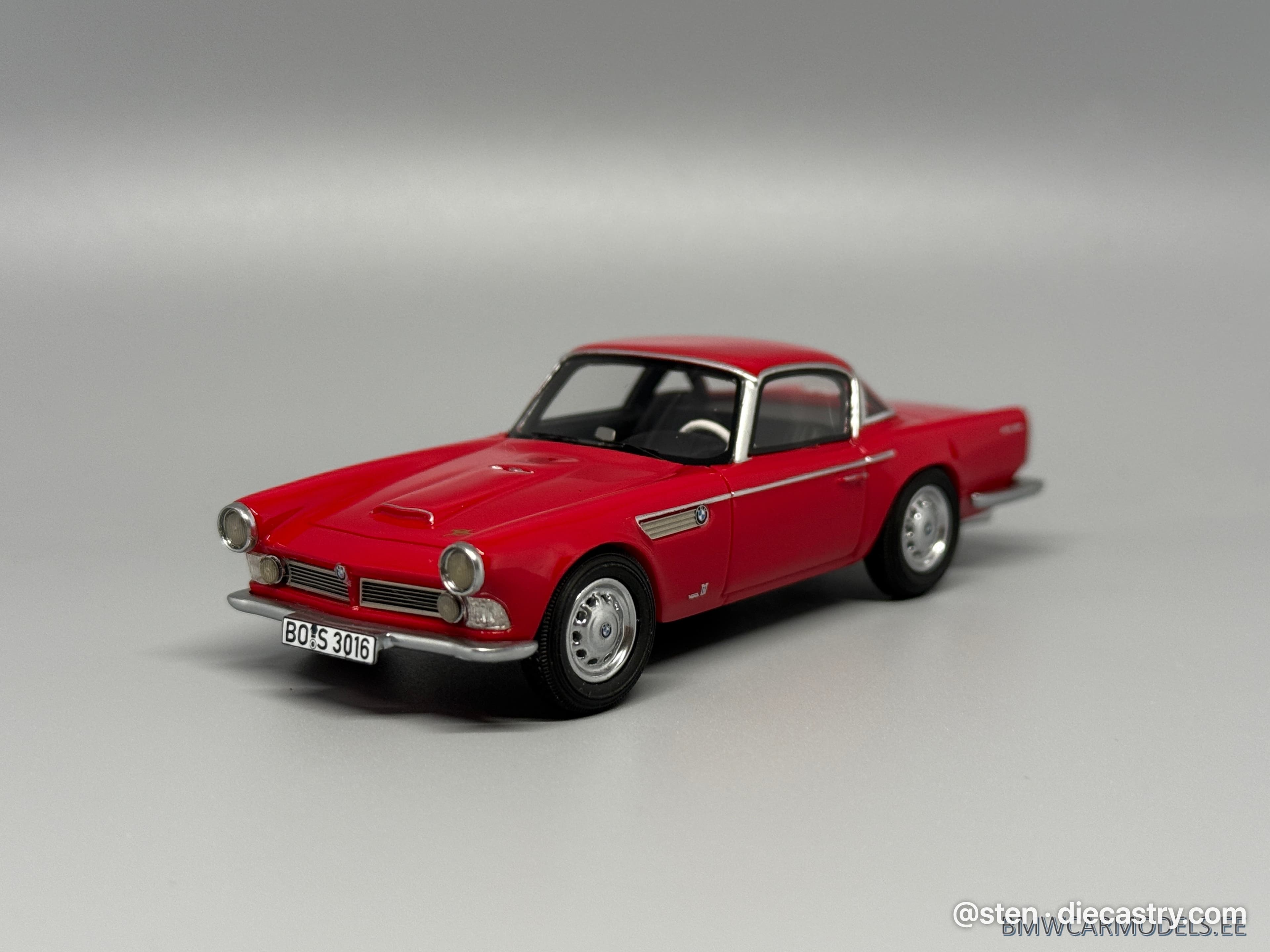 BMW 3200 Michelotti Vignale Coupe 1959 1:43 scale diecast by BoS Models