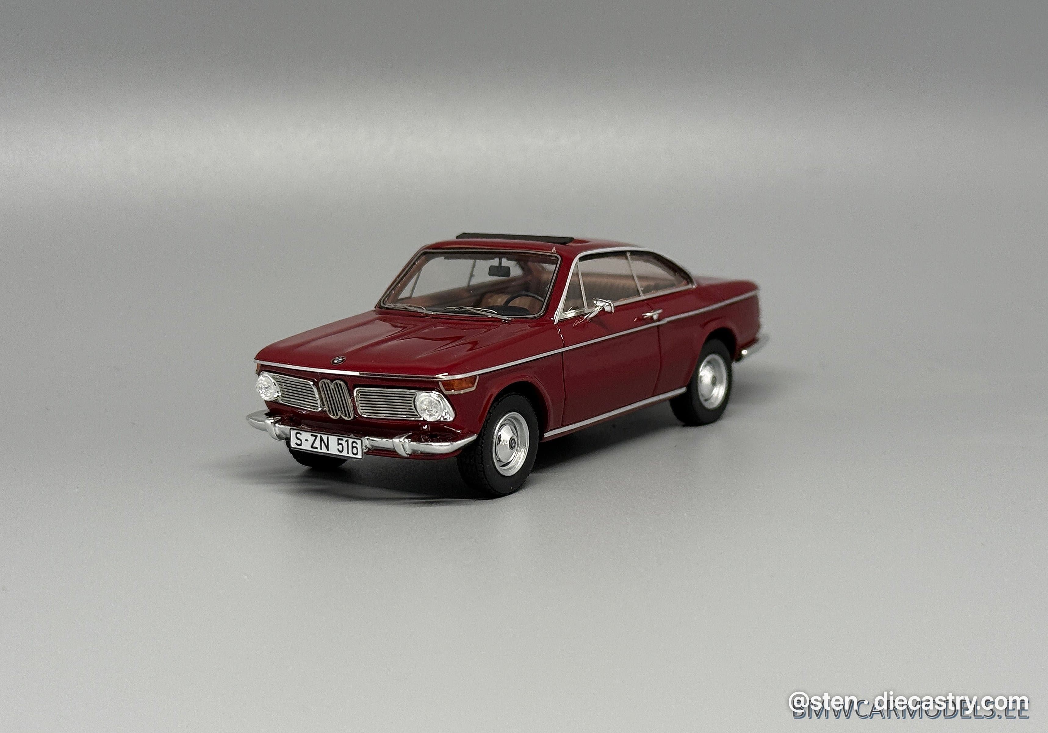 BMW Baur 1600-2 Coupe (E10) 1:43 scale diecast model by Matrix Scale Models