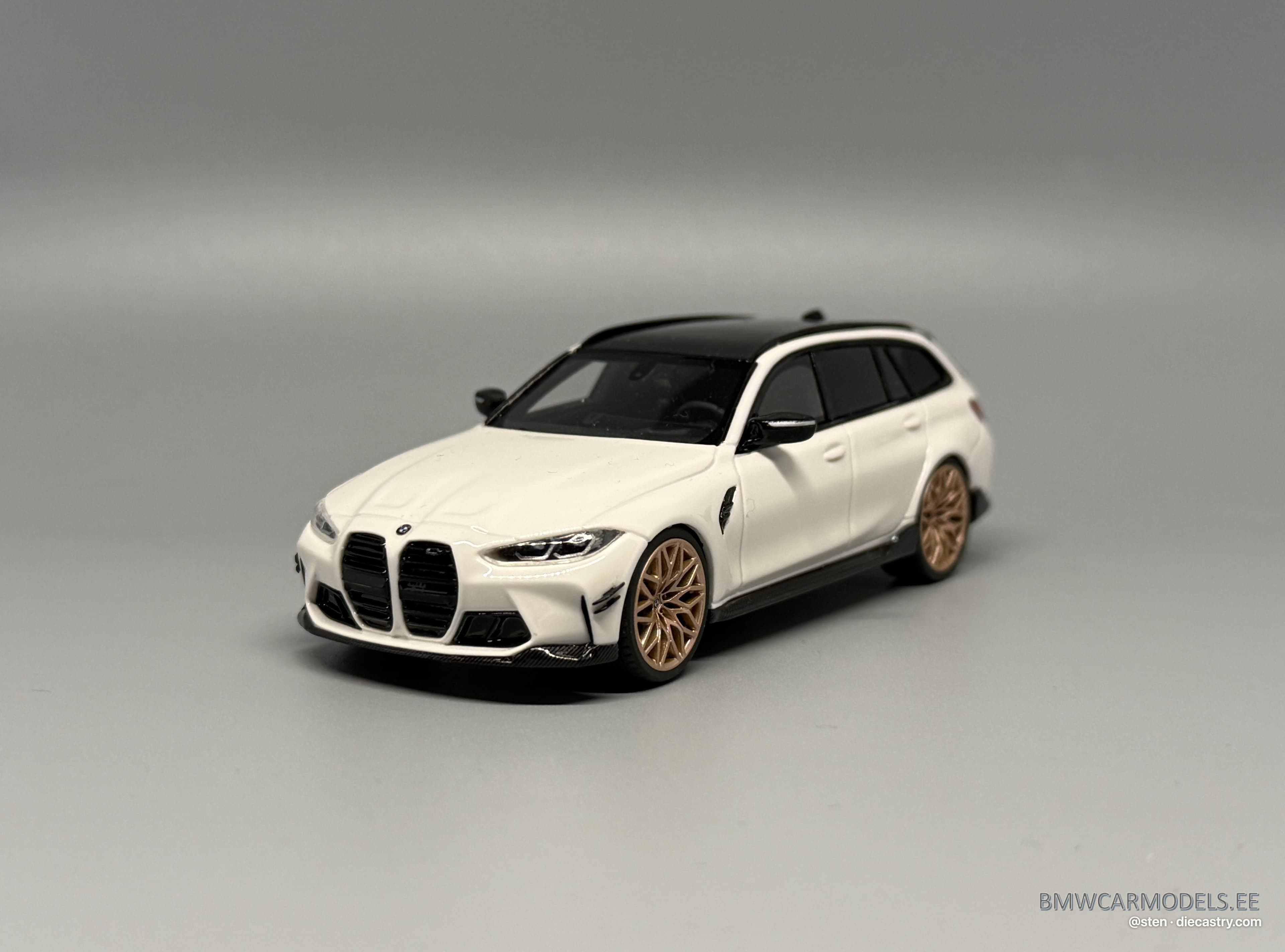 BMW M3 M-Performance Touring (G81) 1:43 scale diecast model by TSM Models in Alpine White