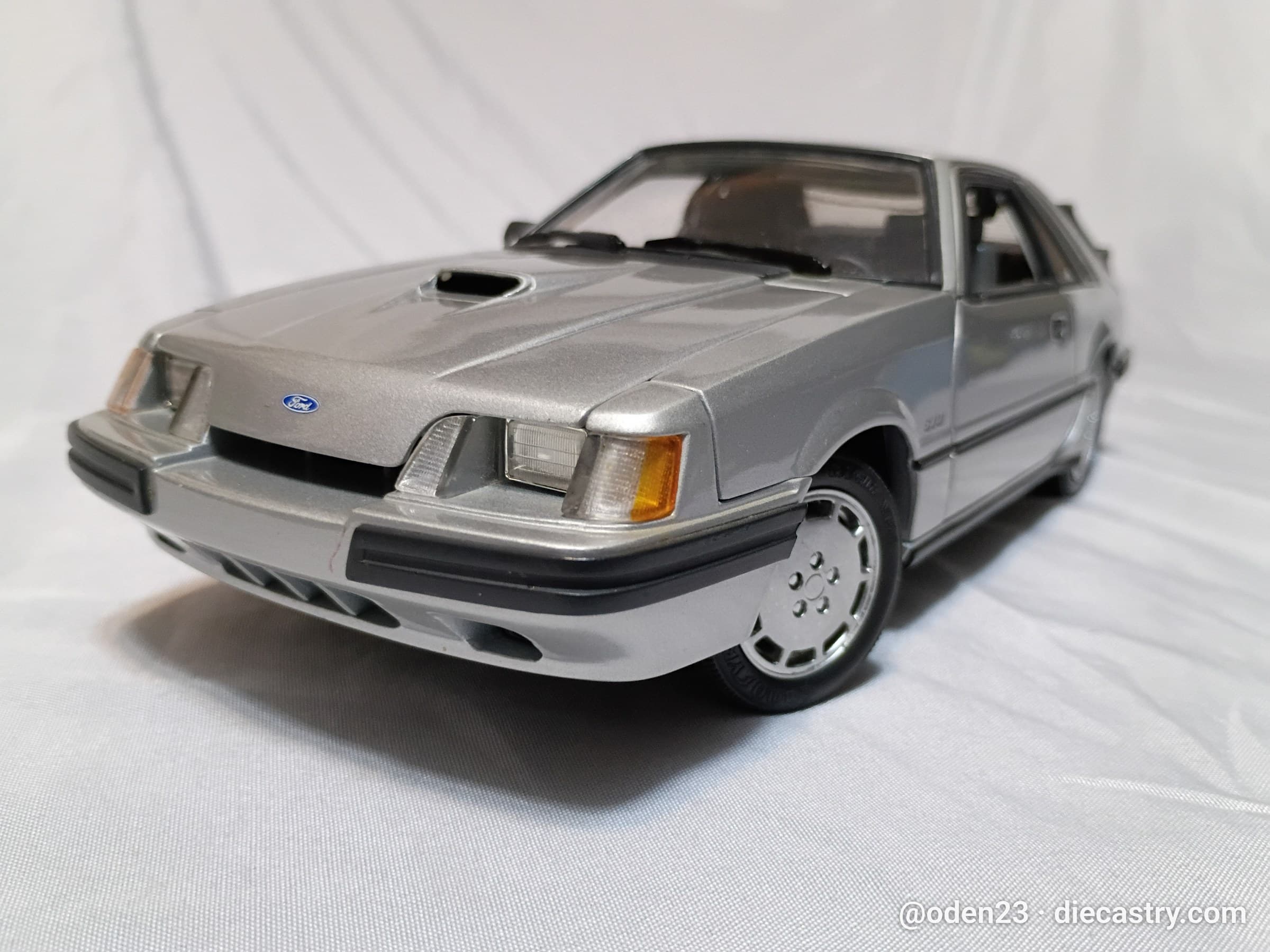 1984 Ford Mustang SVO 1:18 scale diecast model by GMP