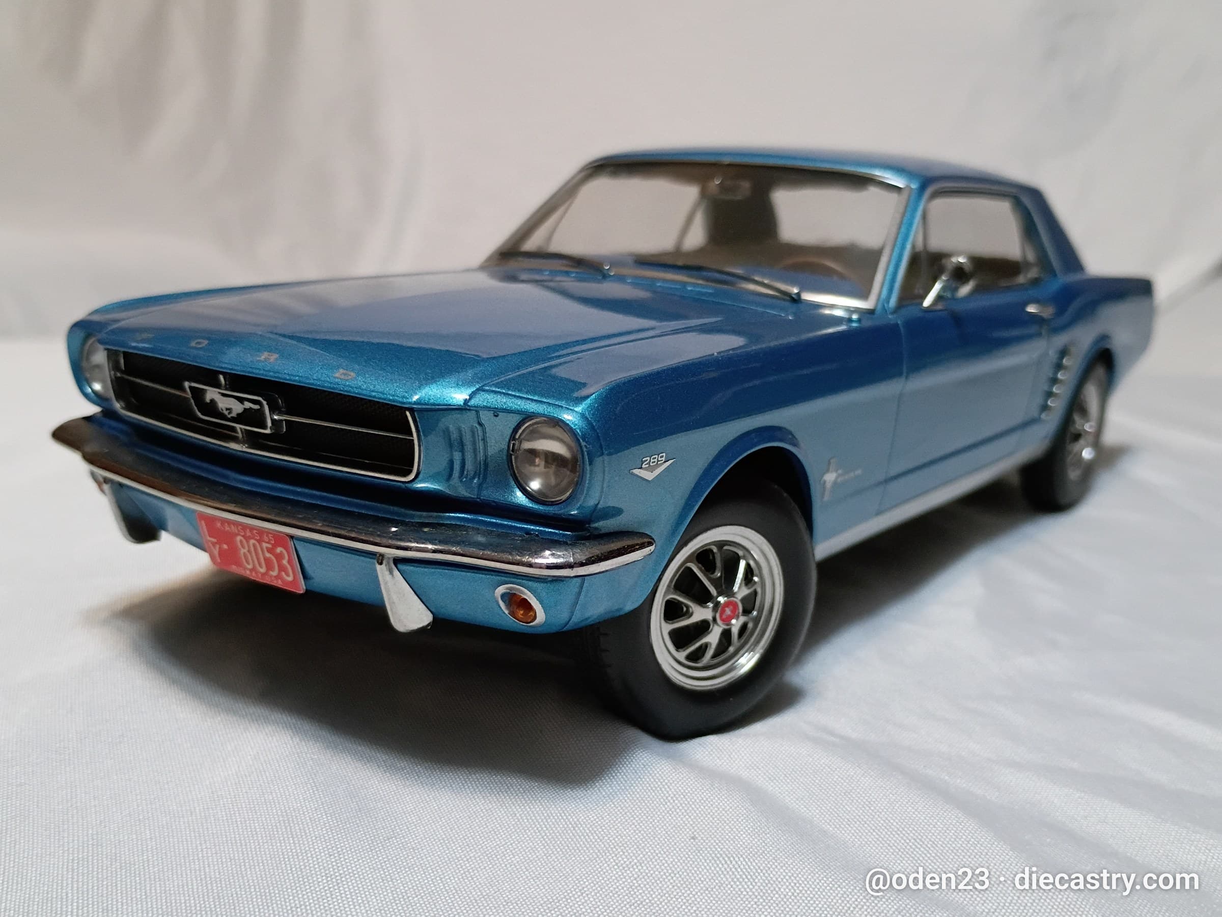1965 Ford Mustang 1:18 scale diecast model by Norev
