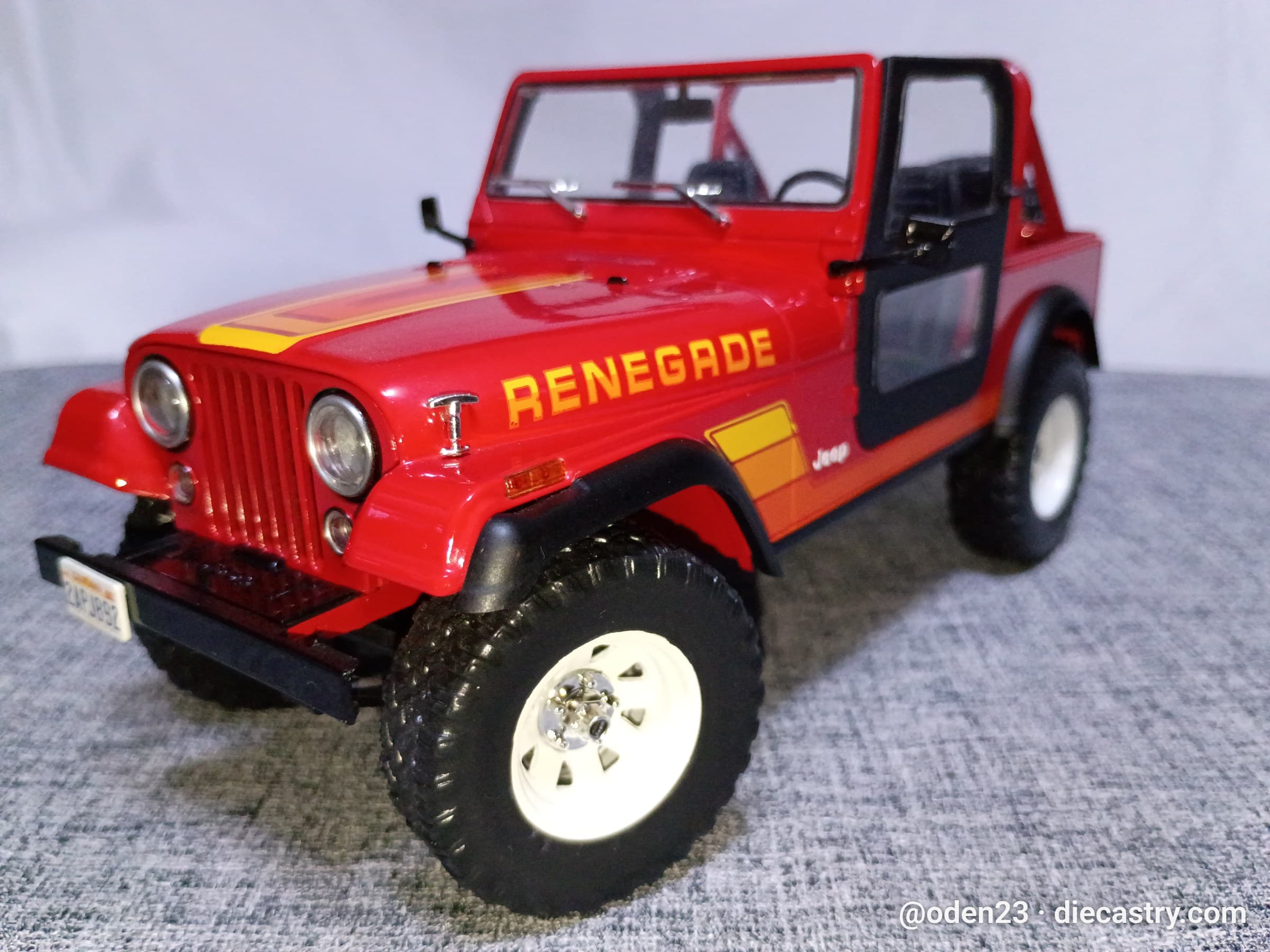 1983 Jeep CJ-7 (The Terminator) 1:18 scale diecast model by Greenlight Collectibles