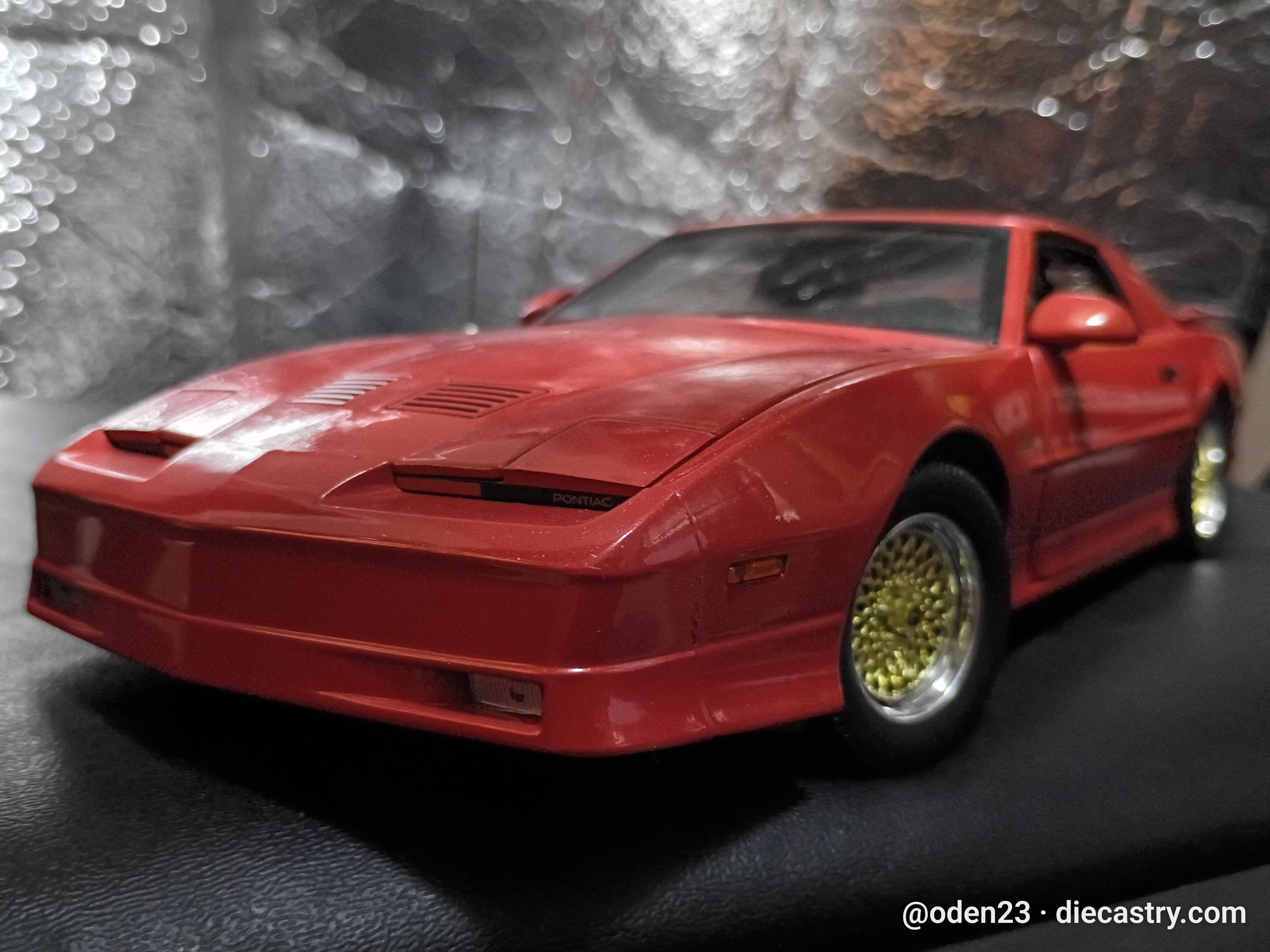 1988 Pontiac Trans Am GTA 1:18 scale diecast model by Greenlight Collectibles in Red Fire Metallic