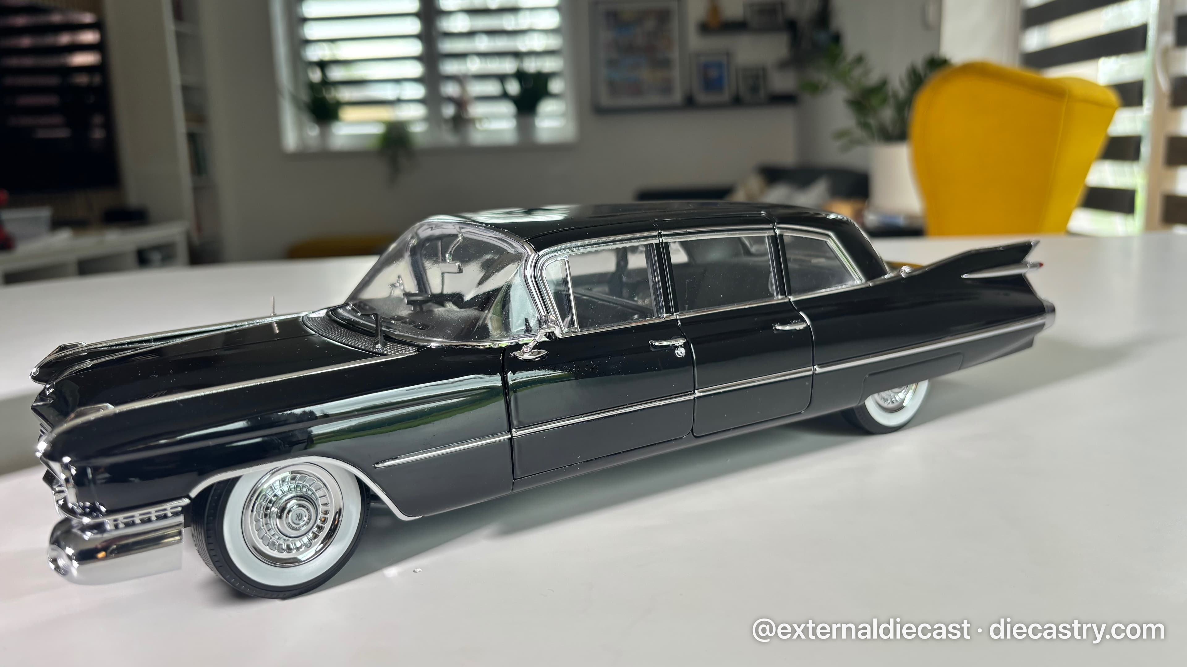 1959 Cadillac series 75 Limousine 1:18 scale diecast model by Precision Miniatures