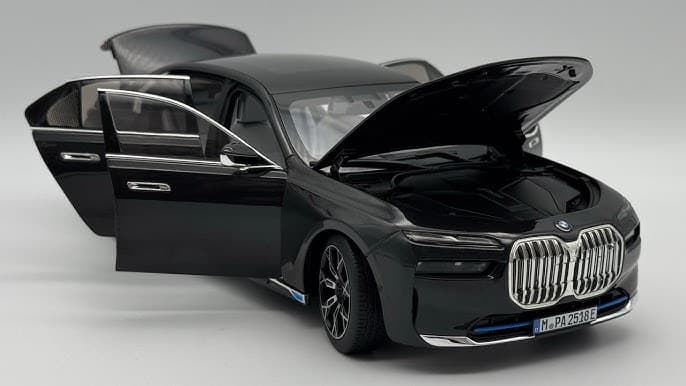 BMW i7 2023 1:18 scale diecast by Minichamps