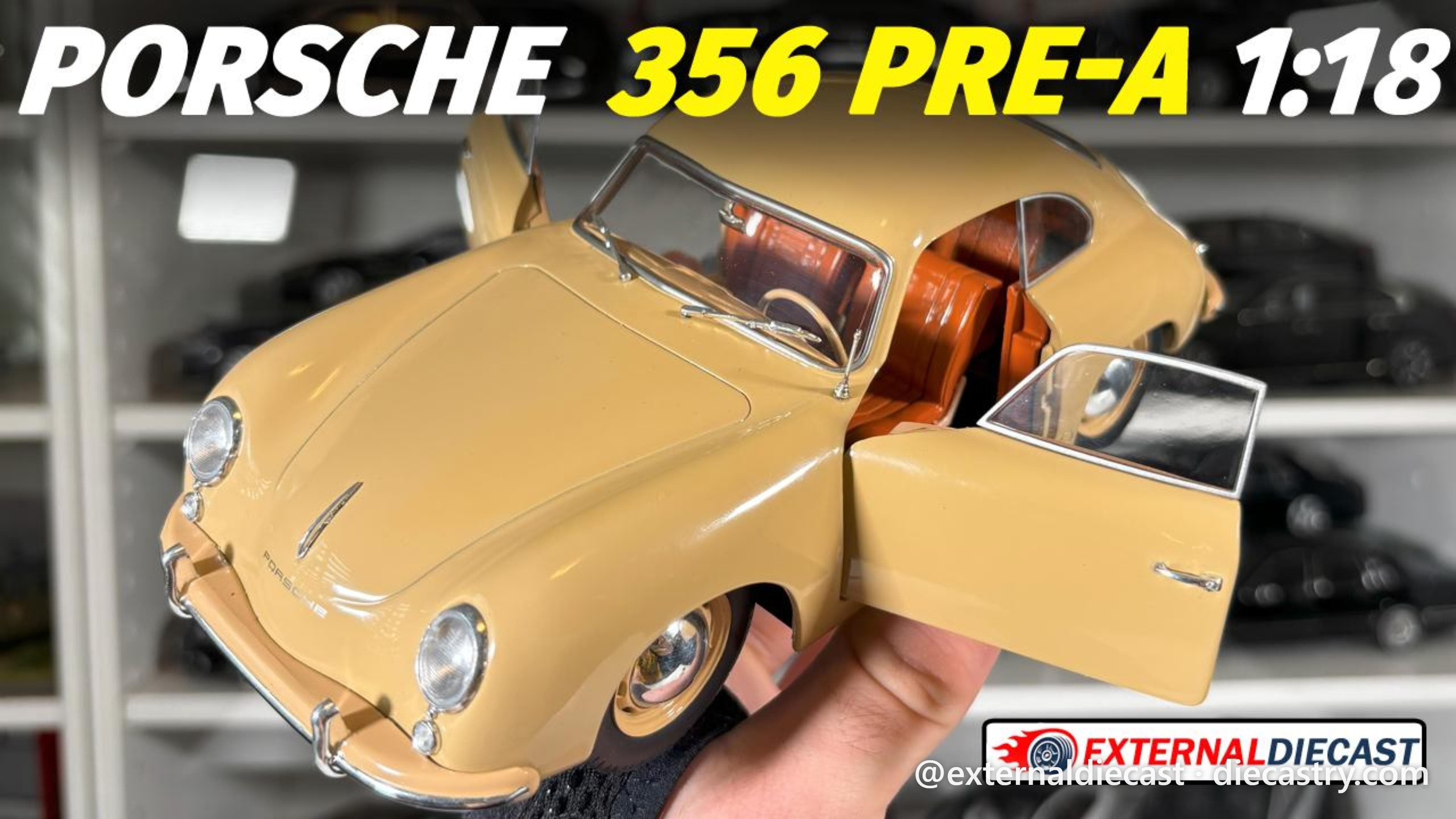 Porsche 356 PRE A 1:18 scale diecast model