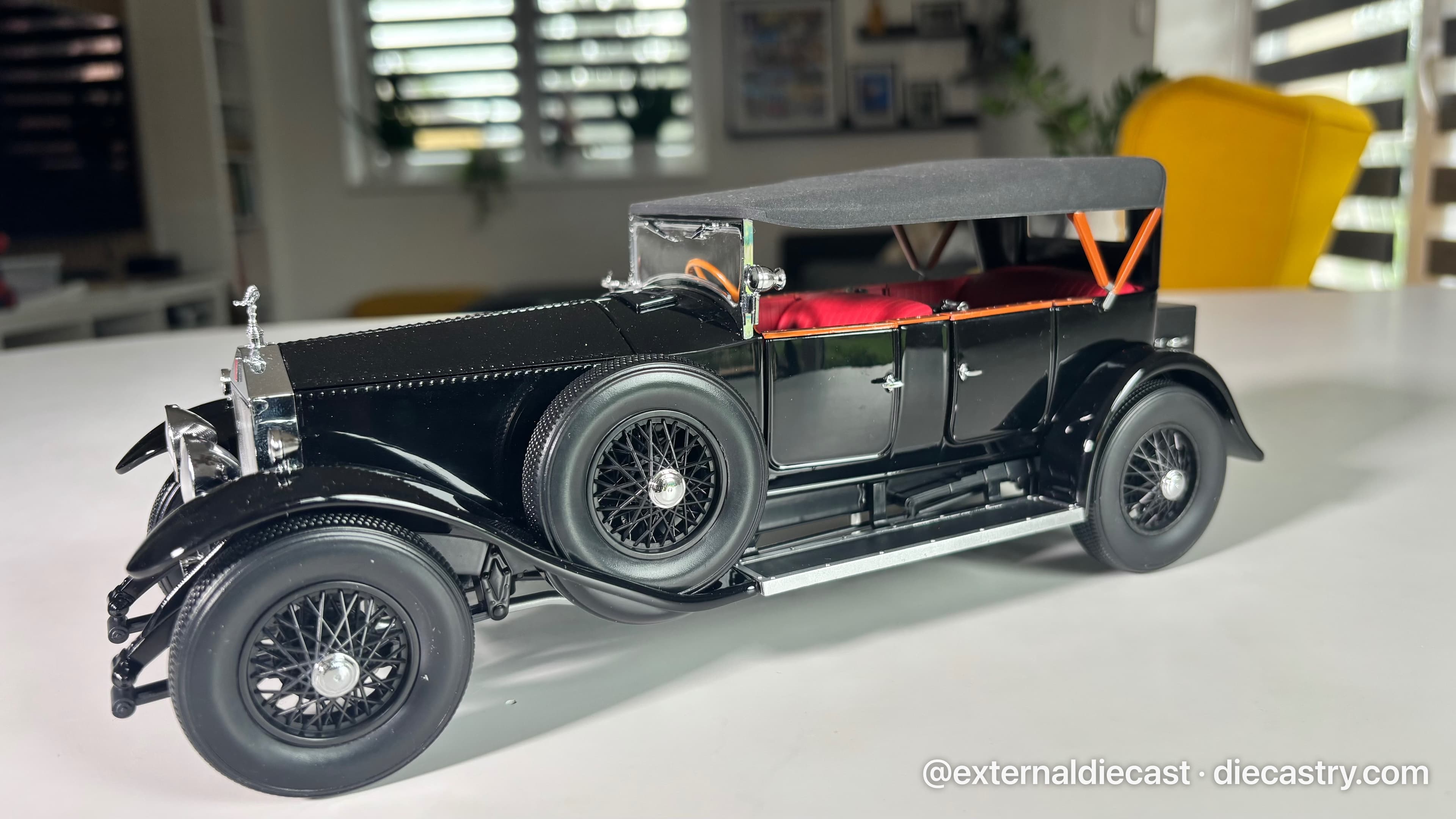 1929 Rolls-Royce Phantom I 1:18 scale diecast model by Kyosho