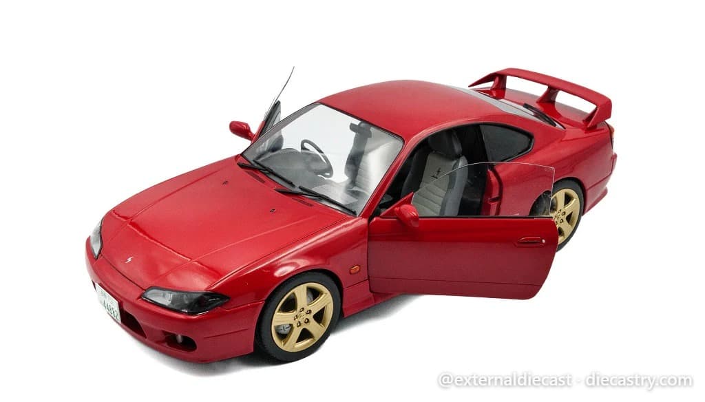 Nissan Silvia S15 Spec R Aero Flame Red 1:18 scale diecast model