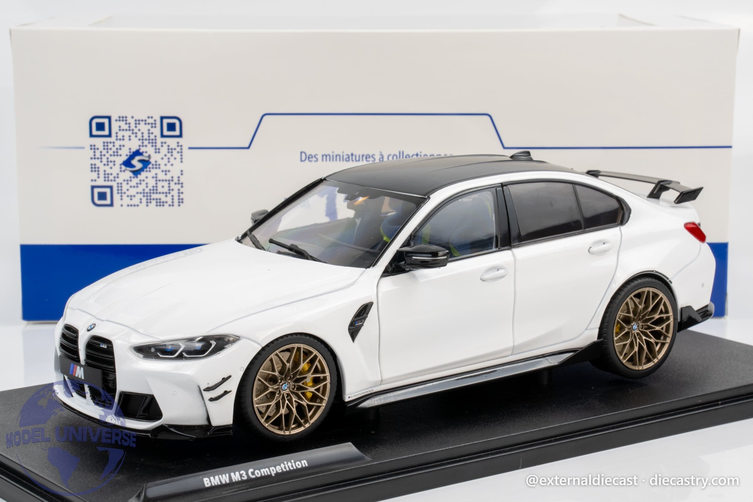 2024 BMW M3 G80 M Performance 1:18 scale diecast model by Solido