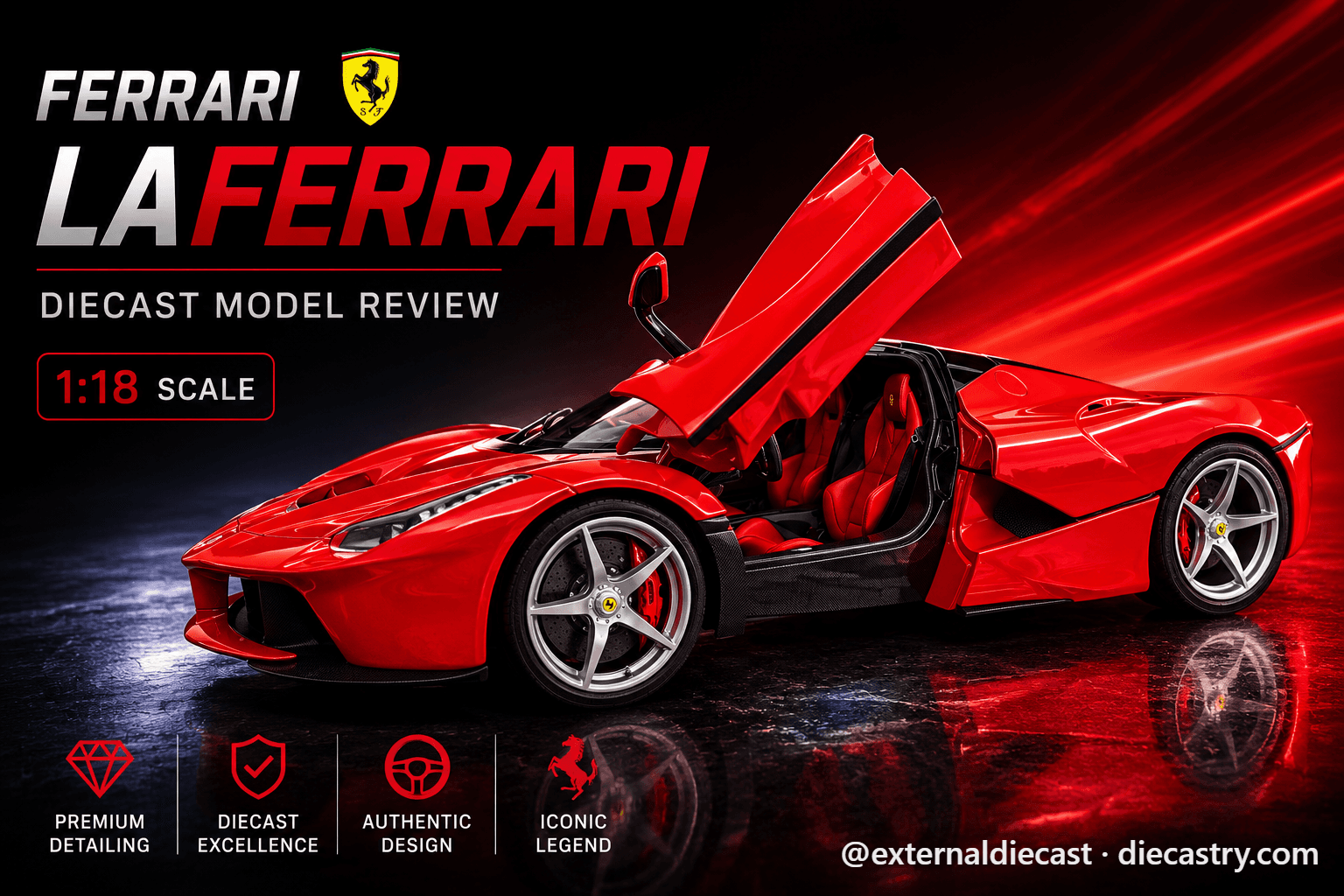 Ferrari LaFerrari 1:18 scale diecast model