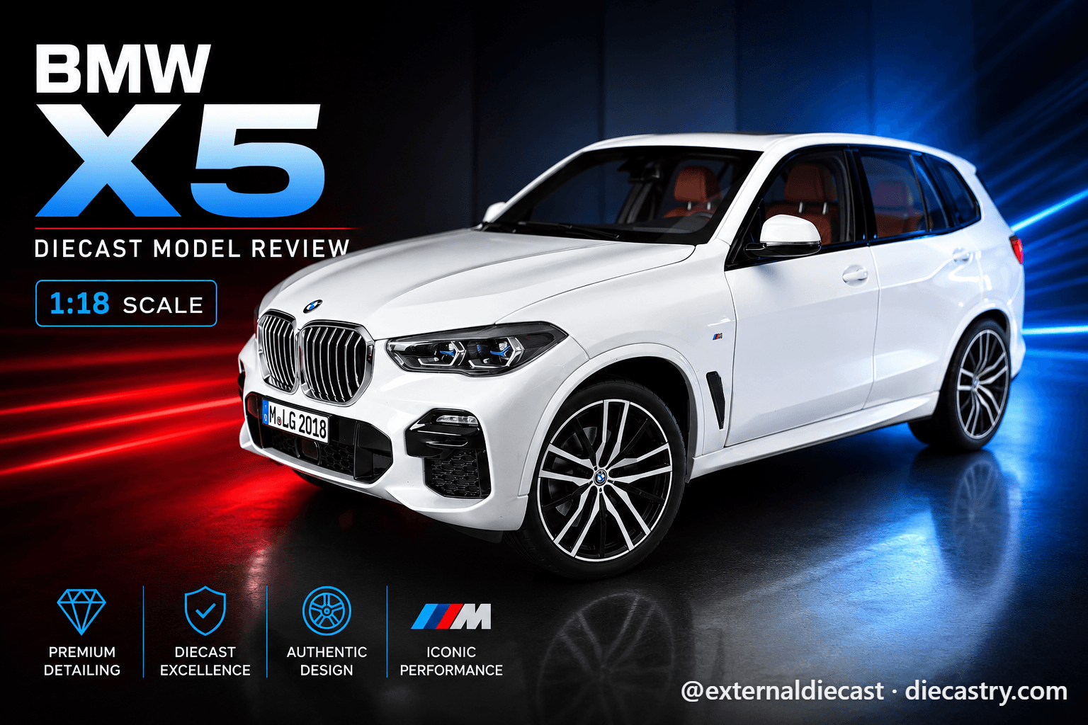 BMW X5 G05 1:18 scale diecast model